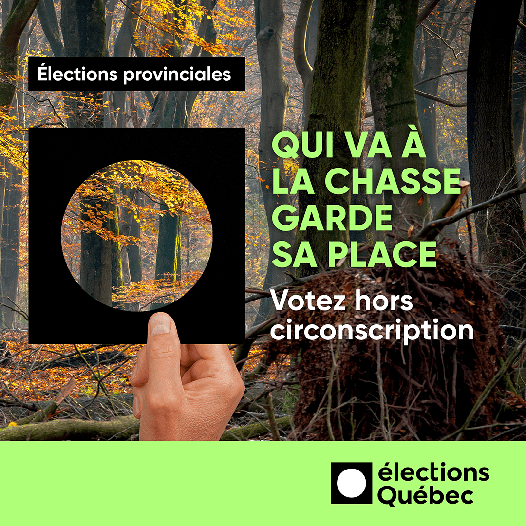 Qui va à la chasse garde sa place; Votez hors circonscription