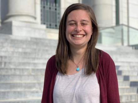 Juliette Samson, étudiante chercheuse à la maîtrise en science politique à l’Université Laval