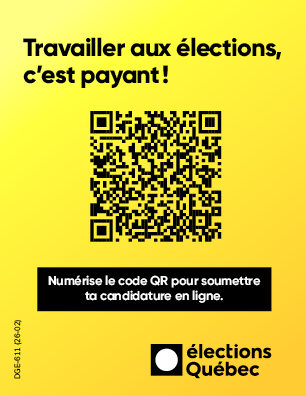 Travailler aux élections, c'est payant!