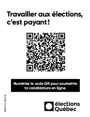 Travailler aux élections, c'est payant!