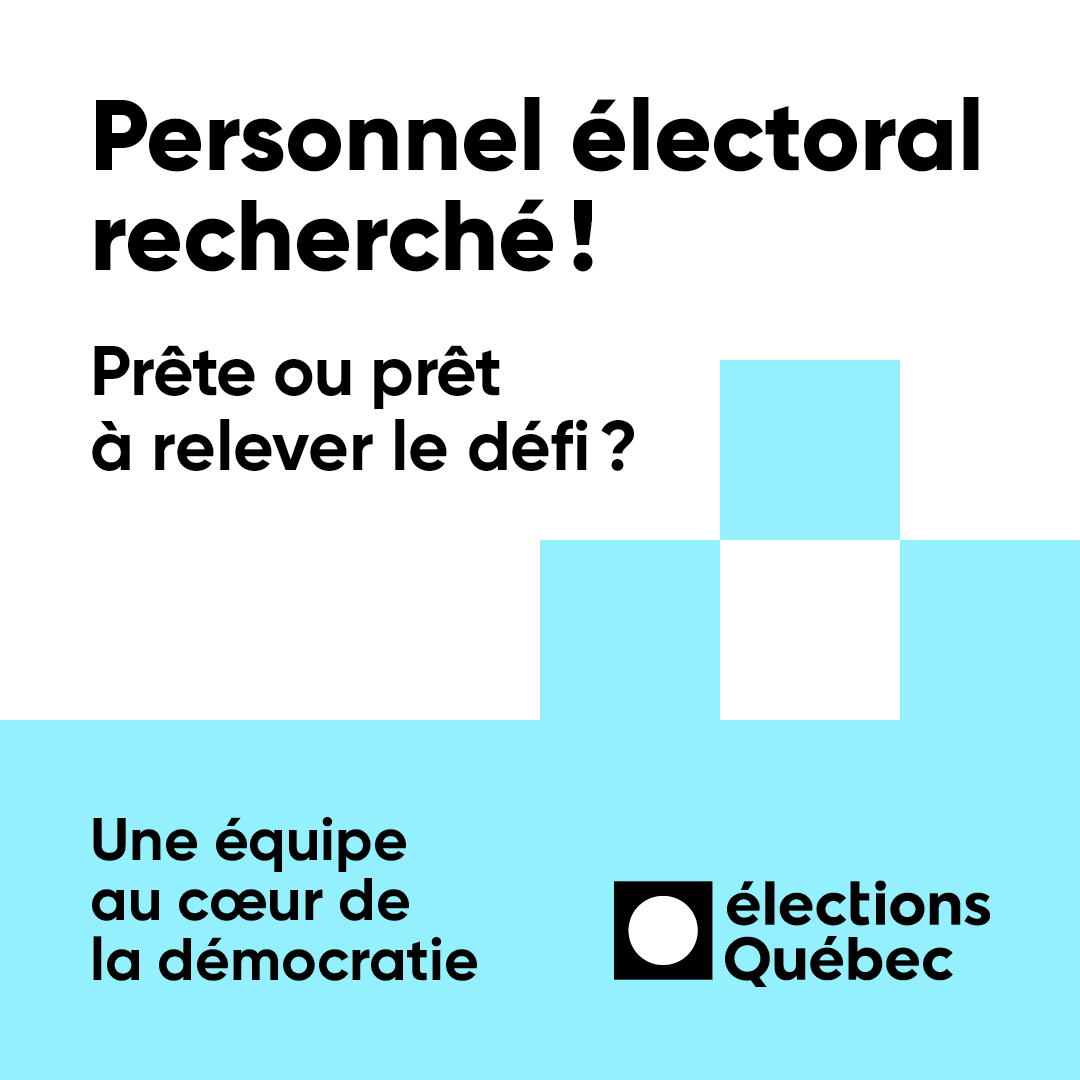 Personnel électoral recherché