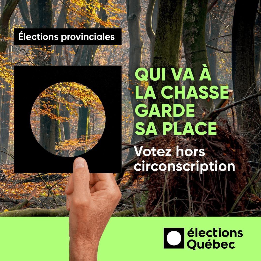 Qui va à la chasse garde sa place; Votez hors circonscription